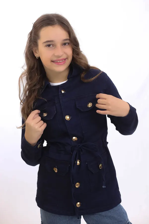 Jaqueta Parka Infantil Feminina - Foto 1